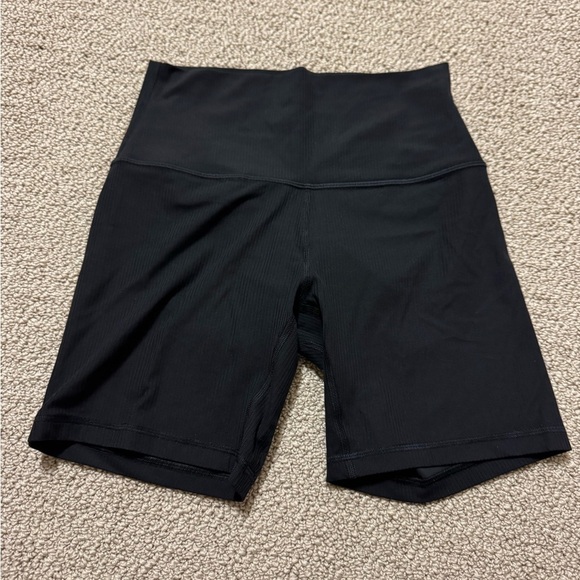 lululemon athletica Pants - NWOT LULULEMON ALIGH HIGH RISE RIBBED BIKER SHORTS